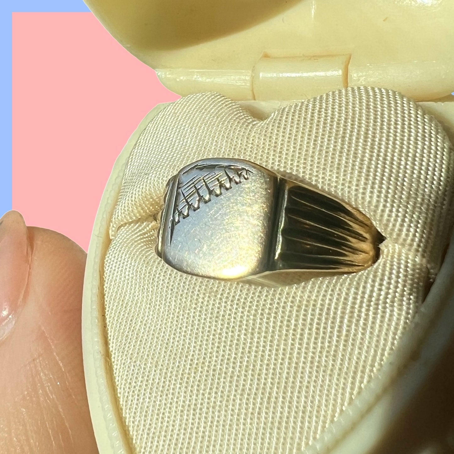 Vintage 14k Signet Ring