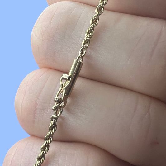 Vintage 14k Rope Bracelet