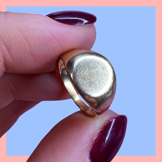 Vintage 14k Signet Ring